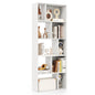 Wood 5-tier Bookshelf Bookcase Home Organizer Display Shelf