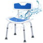 Shower Chair with Backrest and Handles