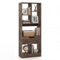 Tall Bookcase with Drawer, Floor Display Rack Storage Organizer for Living Room, Study, Home Office