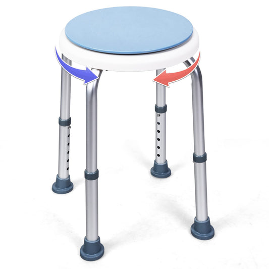 360° Rotating Round Shower Stool