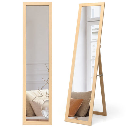 153 x 37 cm Wooden Frame Rectangle Full Length Mirror