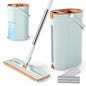 Mop and Bucket Set with Wringer 3-Tank Flat Floor Mop & Bucket System