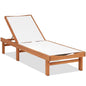 5-Postion Adjustable Patio Chaise Lounge Chair Deck Sunbed