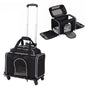 Airline Approved Rolling Cat and Dog Carrier with and Telescopic Handle
