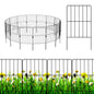 15PCS Garden Fence Outdoor Metal Rustproof Landscape Decorative Fencing Panels