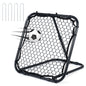 Foldable Football Rebounder Net, Football Training Net with Metal Frame, Adjustable Soccer Target Goal
