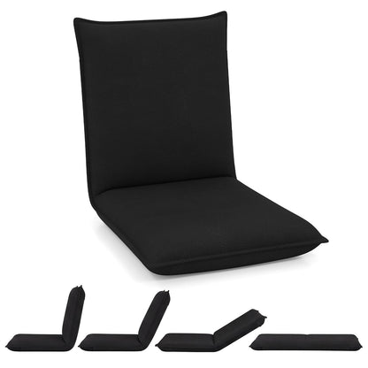 Folding Sofa Chair Bed, 6-Position Adjustable Floor Chair