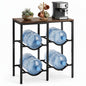 GiantexUK 4-Tray Water Jug Holder, 2-Tier Water Bottle Rack