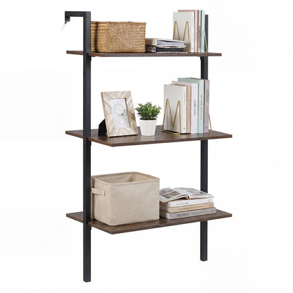 3-Tier Wall Mounted Shelves for Living Room Home Office