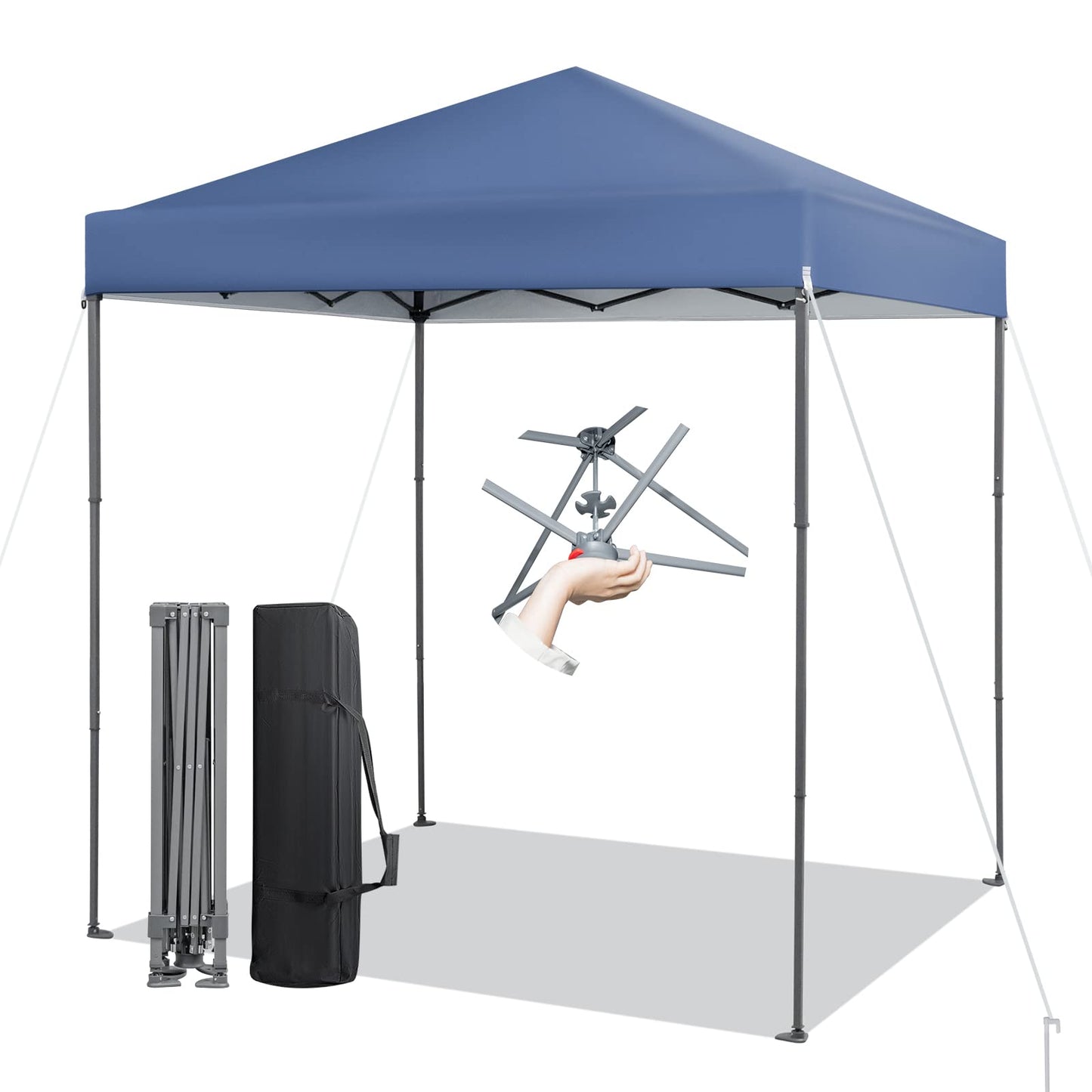 198 x 198cm Pop up Gazebo with Carry Bag for Camping Barbecue Party