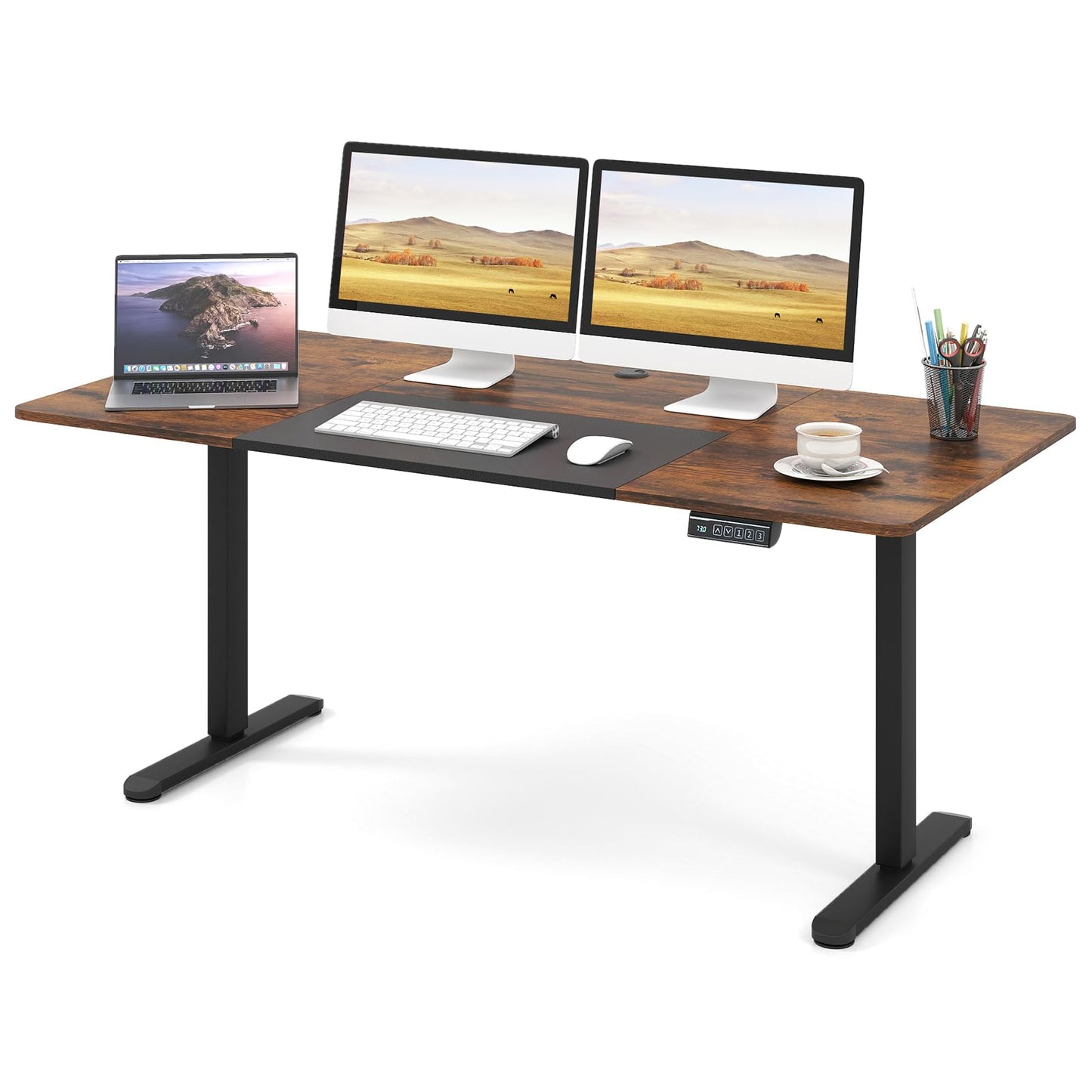 140 x 70cm Electric Height Adjustable Standing Desk
