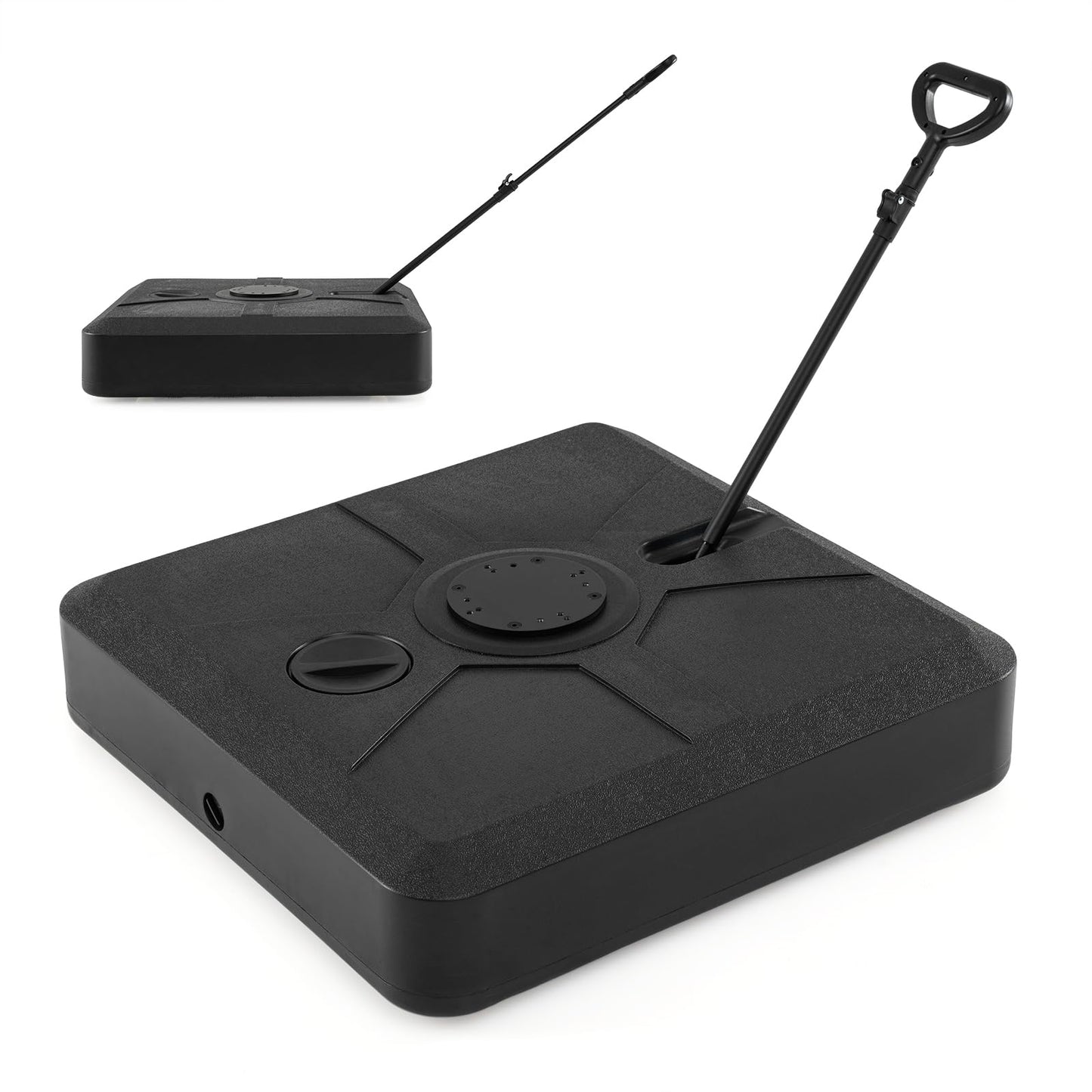 Cantilever Umbrella Base, 150kg Water or Sand Fillable Patio Weighted Umbrella Stand