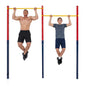 Outdoor In-Ground Pull Up Bar Station, Heavy Duty Metal Chin Up Bar