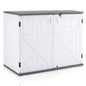 Outdoor Storage Box, All Weather Resistant Garden Shed with 3-Level Adjustable Shelf