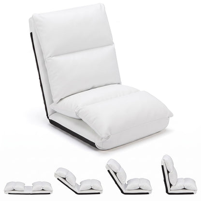 2-In-1 Adjustable Single Lazy Sofa Bed Chair