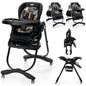Adjustable & Folding Baby Highchair with Lockable Wheels