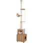 256-275 cm Adjustable Floor to Ceiling Cat Tree