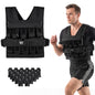 Weighted Vest, 20kg Fitness Weight Vests with Adjustable Buckles & Mesh Bag