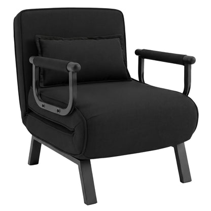 4 in 1 Folding Sofa Bed with Adjustable Backrest and Pillow | Convertible Sleeper Chair