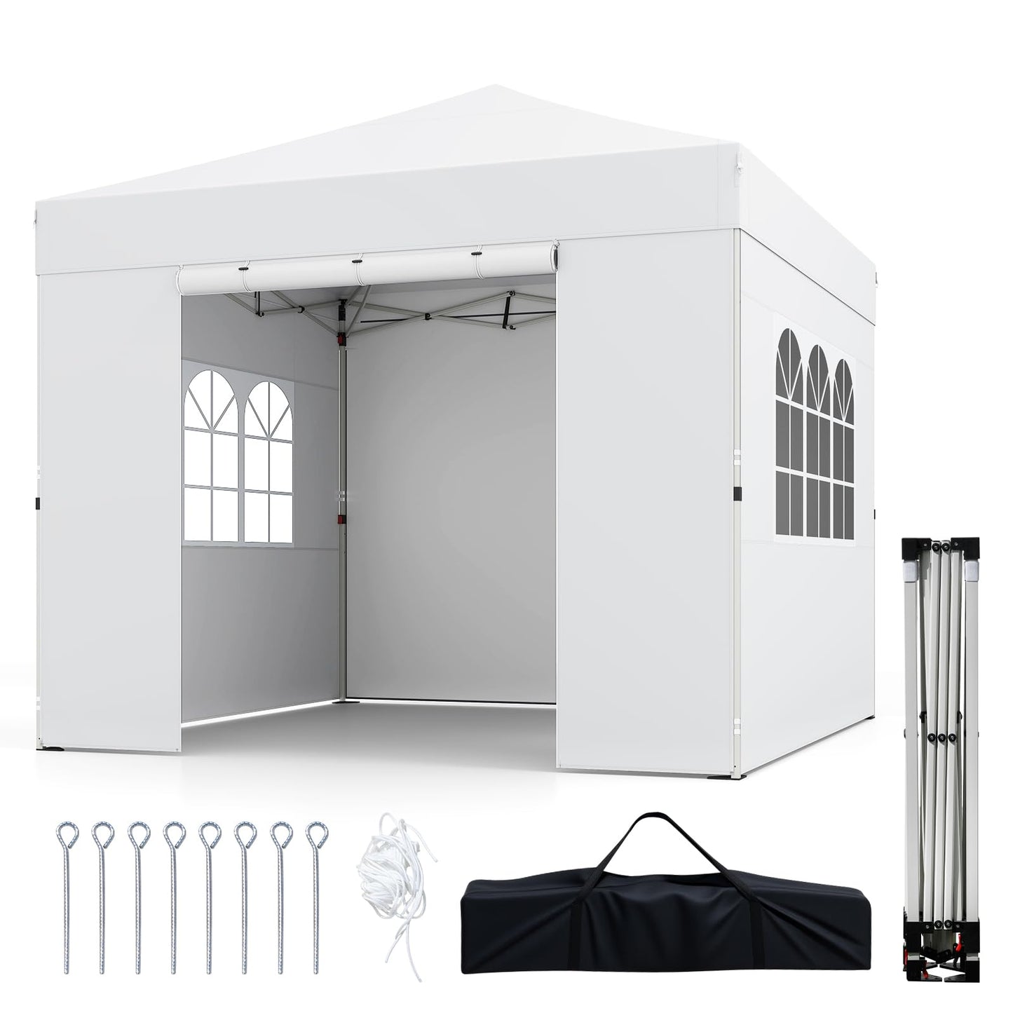 3m x 3m Pop Up Gazebo, Waterproof Outdoor Canopy Tent