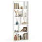 Wooden Bookcase Storage Rack with Anti-Toppling Device