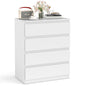 Modern Freestanding Wooden Bedside Table Chest Cupboard Organiser Unit for Bedroom