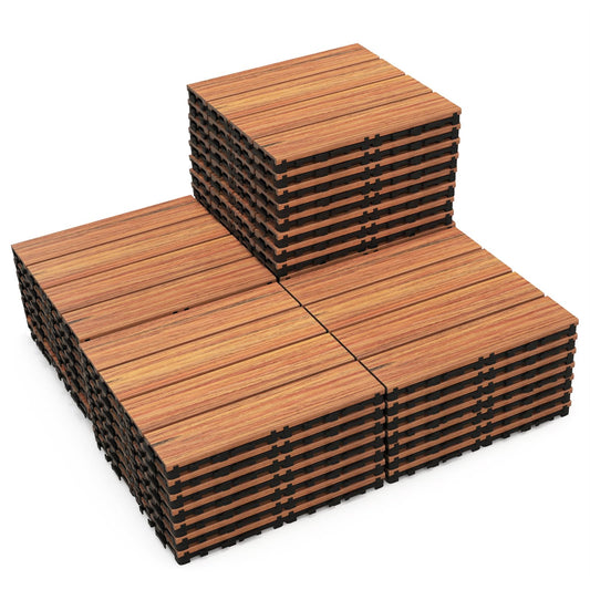 30 x 30cm Waterproof Interlocking Floor Tiles Tools Free Assembly