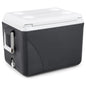 41L Insulated Cool Box, Hard Cooler Ice Chest Box for Cold/Hot Food & Drink with Handle