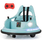 12V Kids Ride On Bumper Car with Dual Joysticks and 5 Light Effects