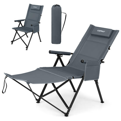 Adjustable Backrest, Storage Bag, Padded Pillow & Side Pocket