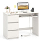 Computer Desk with 3 Large Drawers and Power Outlet