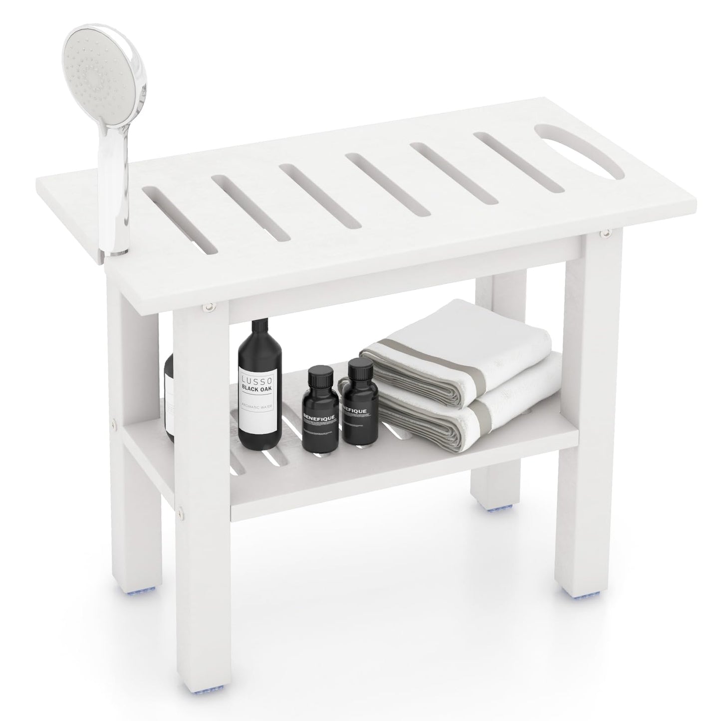 Waterproof HDPE Shower Bench Bath Stool for Inside Shower