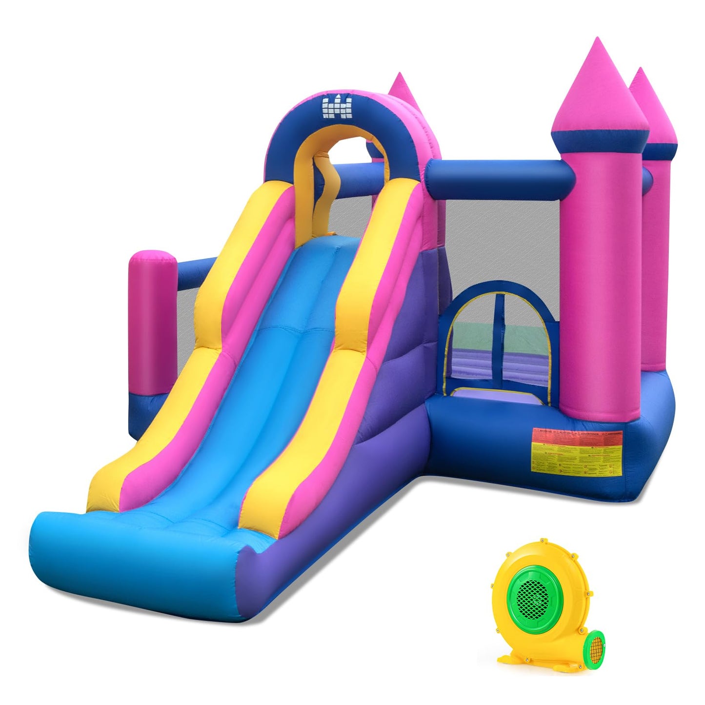 Inflatable Bouncy Castle, Kids Bounce House with 680W Blower