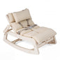 Kids Rocking Chair, Indoor Outdoor Toddlers Rocker with Adjustable Backrest