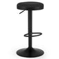 Bar Stools Set of 1 with Fabric Padded Seat & Adjustable Height