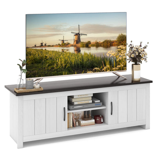 Wooden TV Cabinet Media Entertainment Center for TVs up to 65 Inches