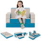 8-Piece Climb and Crawl Foam Set 4 in 1 Convertible Children Soft Play Blocks