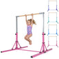 Foldable Gymnastics Bar, 90-150cm Height Adjustable Training Bar