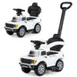 3 in 1 Ride on Push Car, Licensed Ford Stroller Sliding Walking Car with Horn