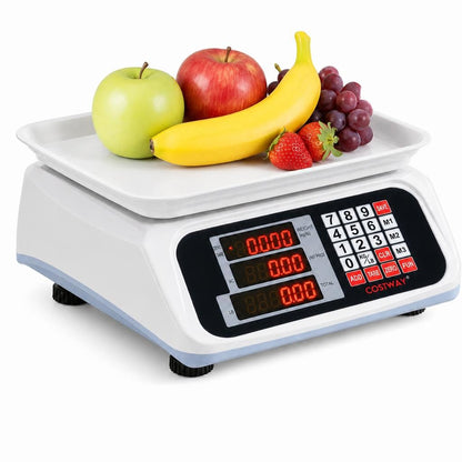 40kg Price Computing Scale with Dual-sided LED Display