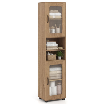 Tall Bathroom Cabinet, Freestanding Storage Cupboard