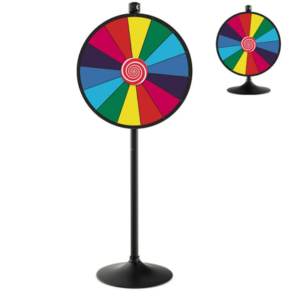 60 cm Spinning Prize Wheel Dual Use with Stand