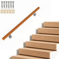 Wall Mounted Safety Stair Banister, Against the Wall Elderly Children's Loft Grab Bar Kit