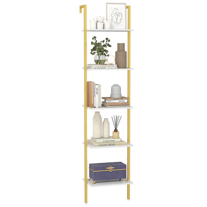 Tall Narrow Wall Bookshelf Open Display Rack