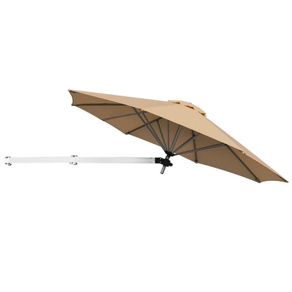 Outdoor Tilting Sunshade Umbrella with Large Shading Area