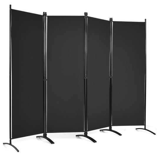 4 Panel Freestanding Wall Privacy Screen Protector (220 x 173cm)