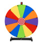 60cm Colorful Tabletop Prize Wheel with Stand Dry Erase Marker and Eraser for Carnival