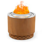 49cm Smokeless Stainless Steel Fire Pit with Weathering Steel Shell