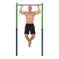 Outdoor In-Ground Pull Up Bar Station, Heavy Duty Metal Chin Up Bar