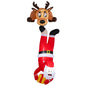 Inflatable Christmas Santa Claus and Reindeer, 8FT Self Inflating Xmas Decoration